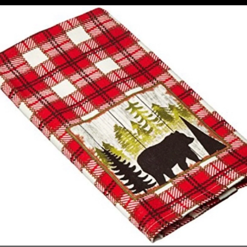 Kay Dee Designs Living Bear, Moose Kitchen Towels! 2 Swedish cabin dish …